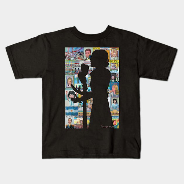 Collage pop Kids T-Shirt by diegomanuel